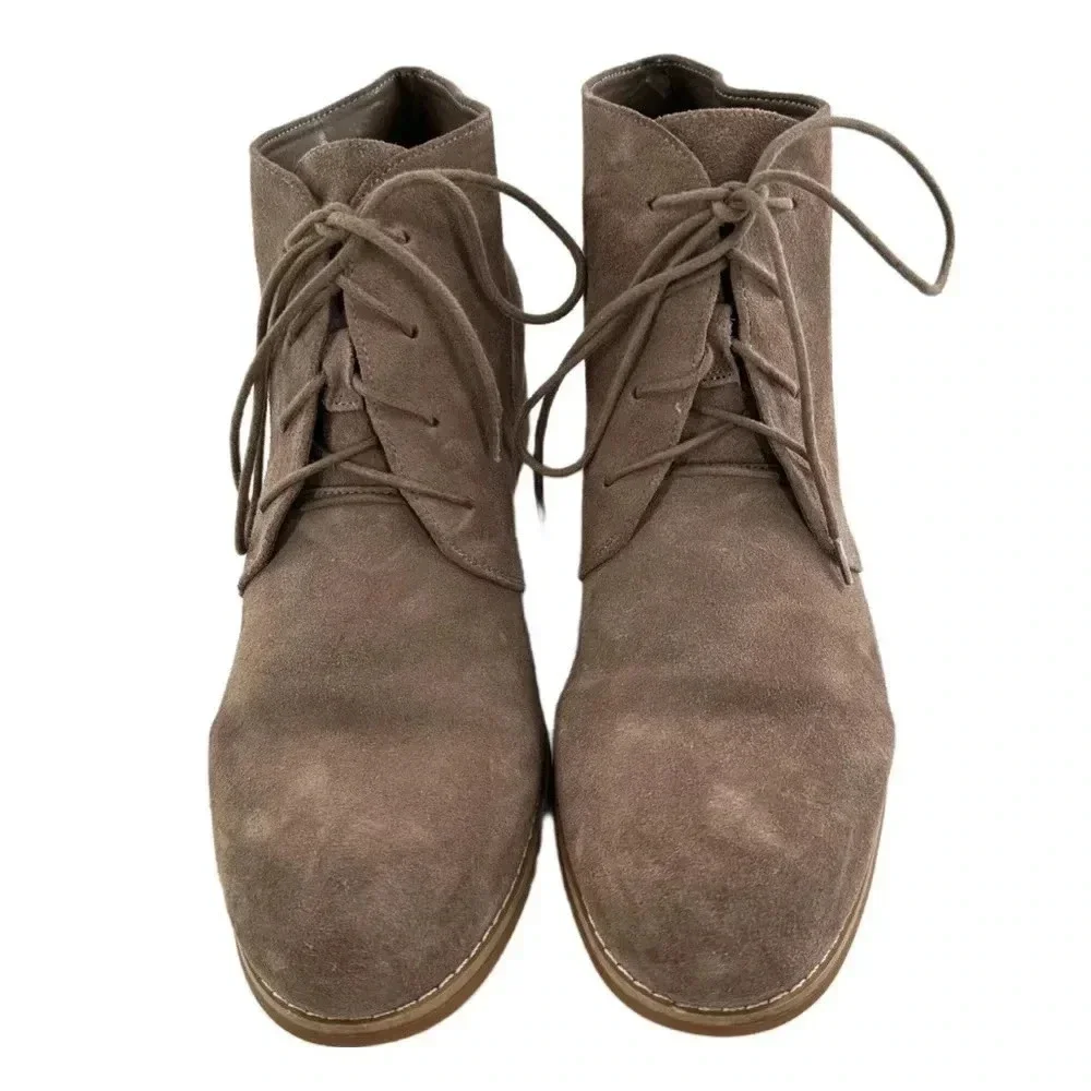 Blondo Rayann womens ankle boots size 9.5 brown suede waterproof lace up boots